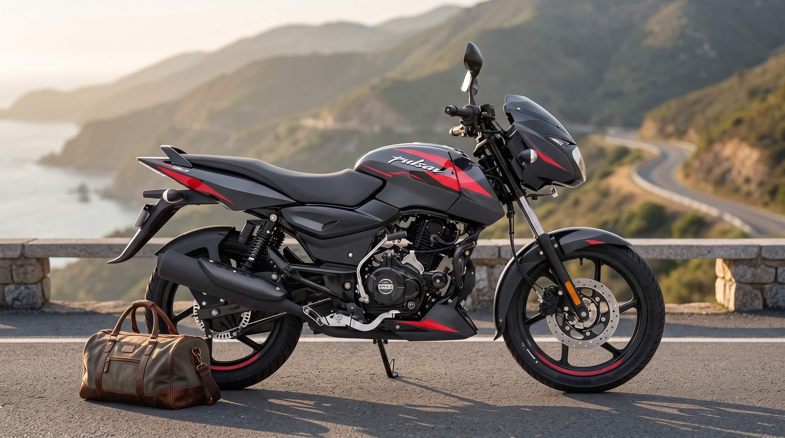 Bajaj Pulsar SD 150cc — 2016 Black & Red