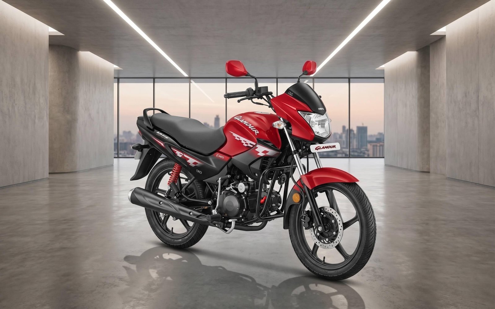 Hero Glamour 125cc — 2024 Red