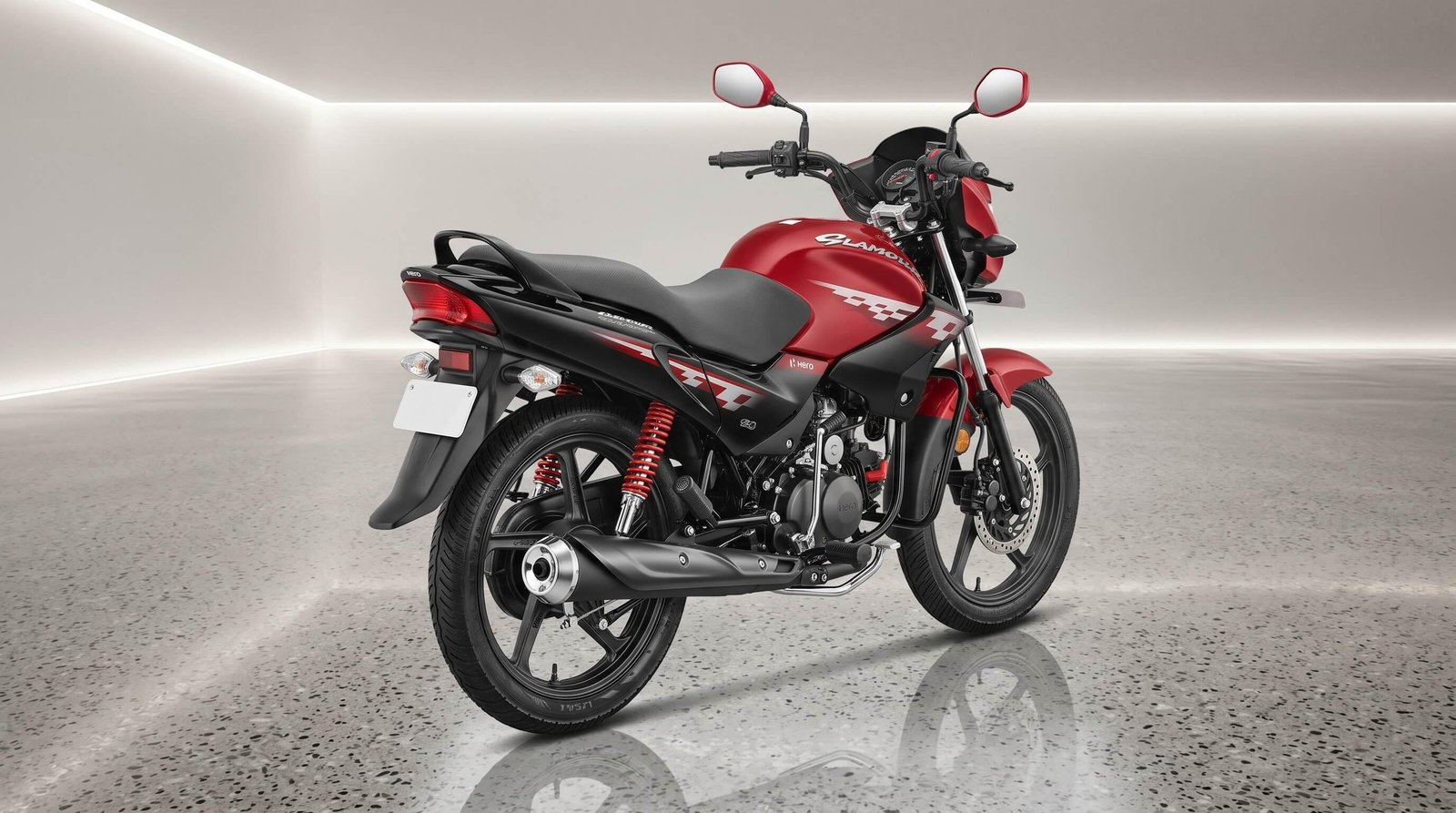 Hero Glamour 125cc — 2024 Red