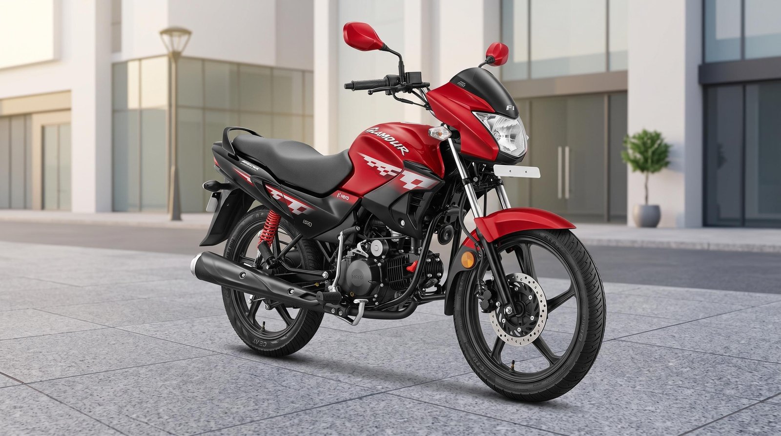 Hero Glamour 125cc — 2024 Red
