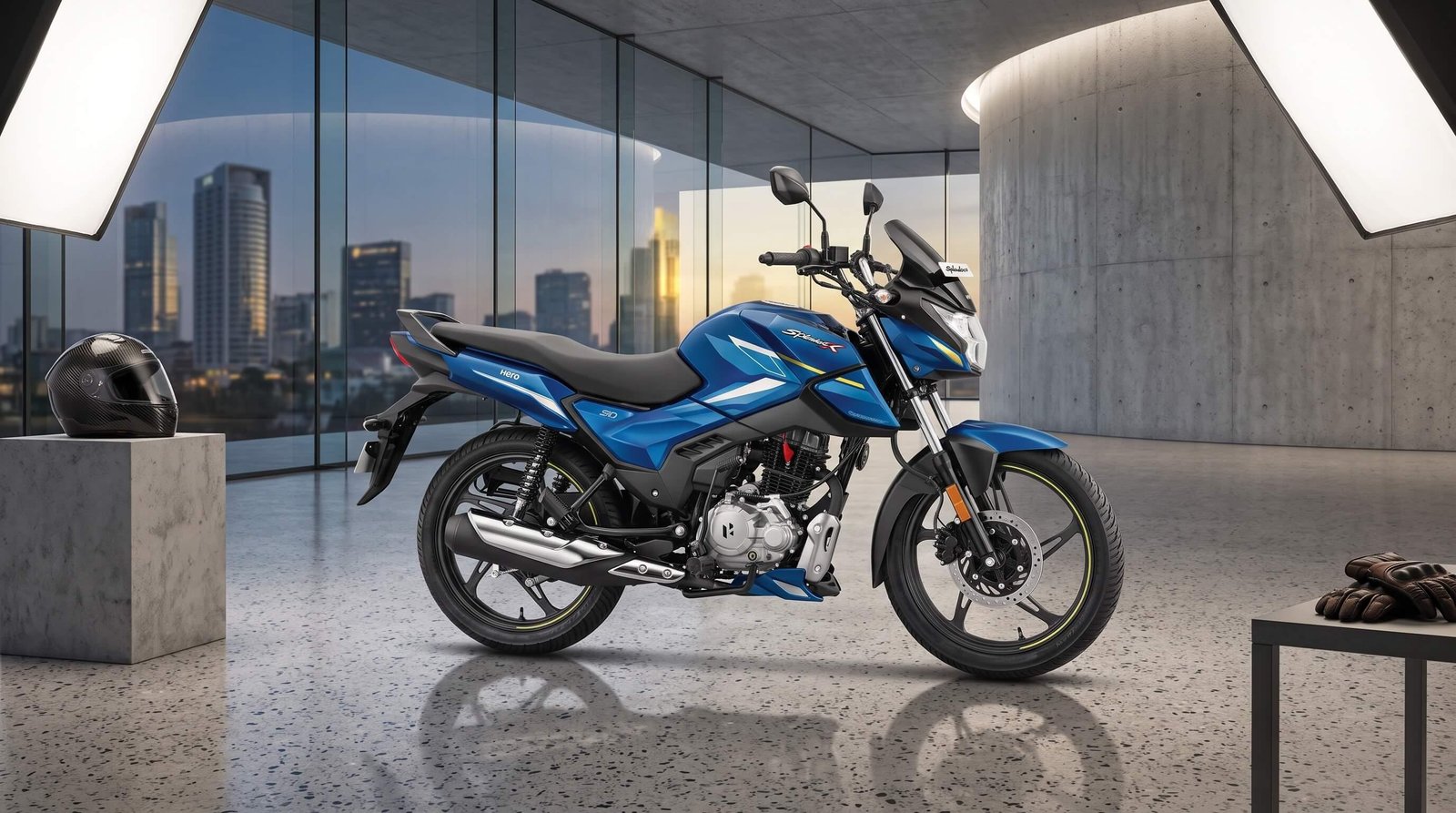 Hero Glamour 125cc — 2026 Blue