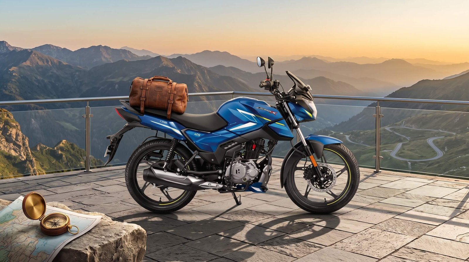 Hero Glamour 125cc — 2026 Blue