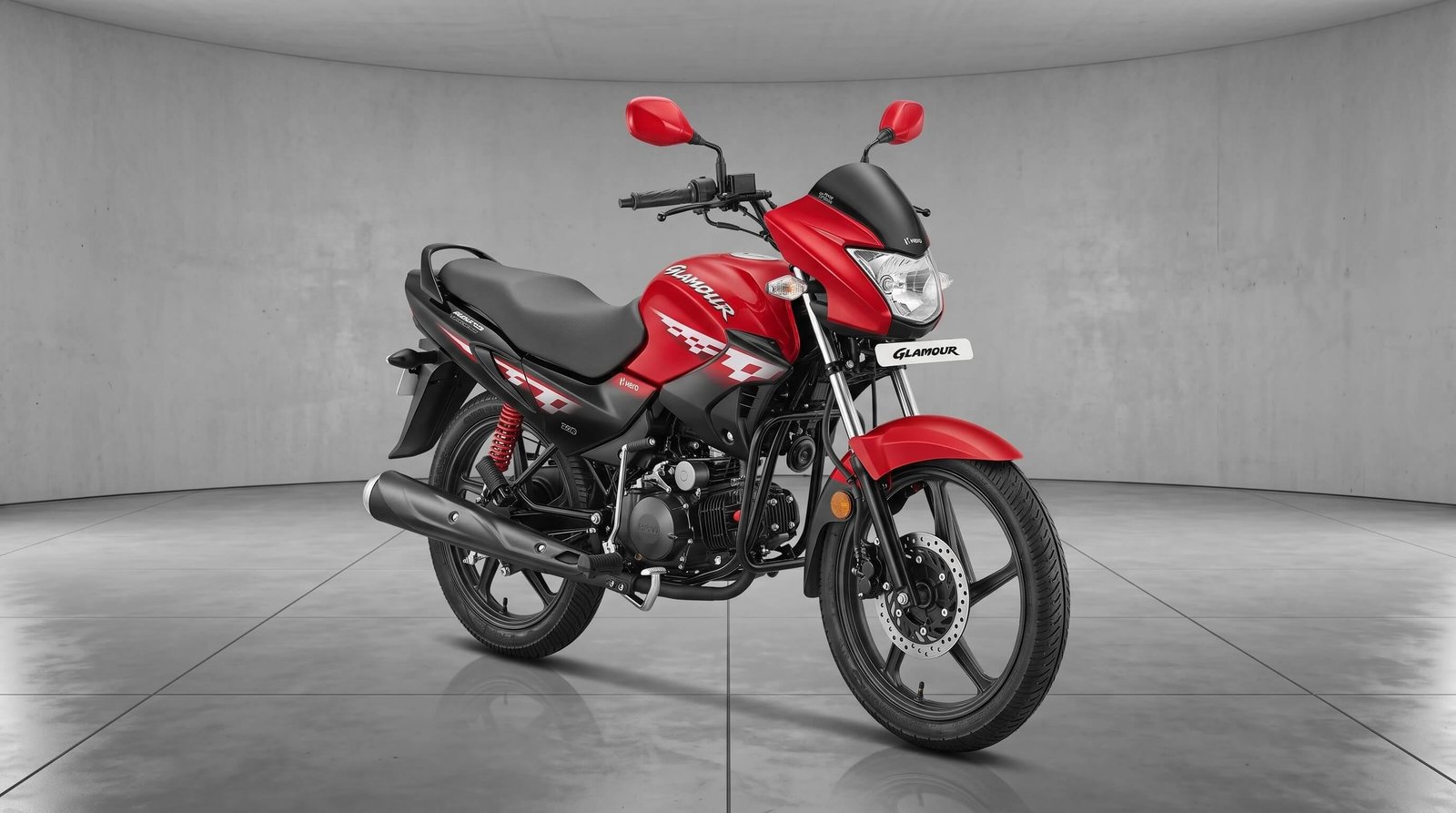 Hero Glamour 125cc Red 2026