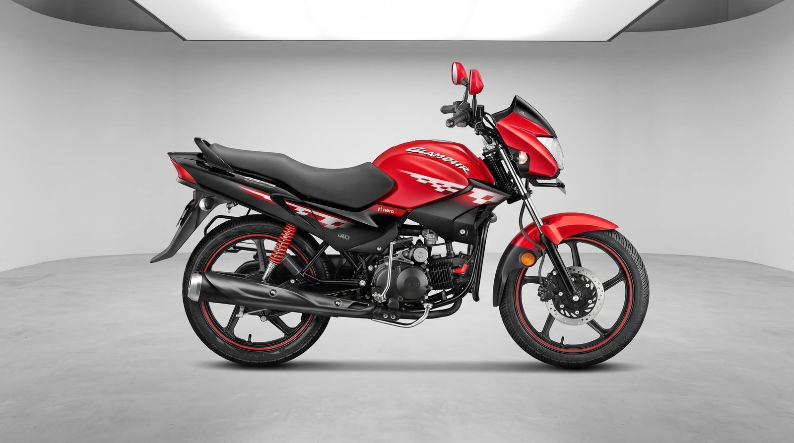 Hero Glamour 125cc Red 2026
