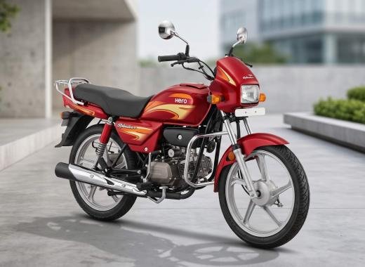 Hero Splendor Plus 100cc — 2018 Red