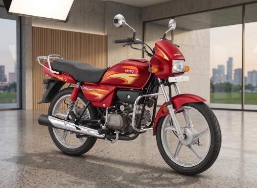 Hero Splendor Plus 100cc — 2018 Red