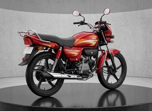 Hero Splendor Plus 100cc — 2018 Red