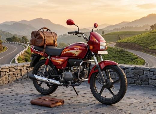 Hero Splendor Plus 100cc — 2018 Red
