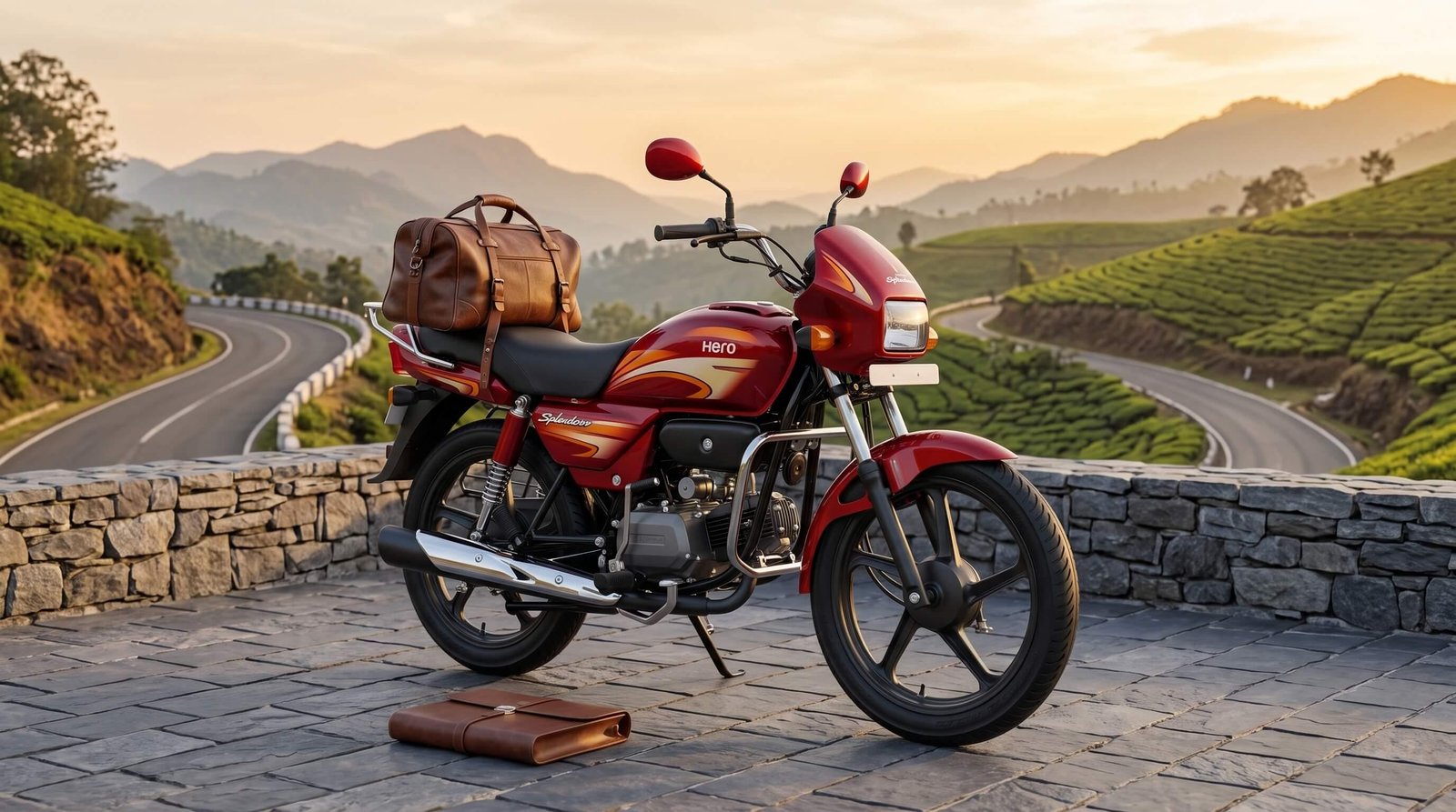 Hero Splendor Plus 100cc — 2018 Red