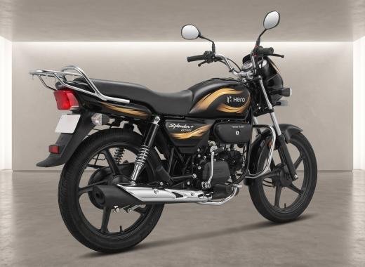 Hero Splendor Plus Digital Meter 100cc — 2024 Black