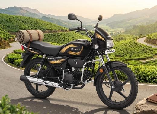 Hero Splendor Plus Digital Meter 100cc — 2024 Black