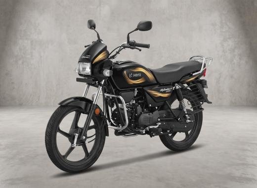 Hero Splendor Plus Digital Meter 100cc — 2024 Black