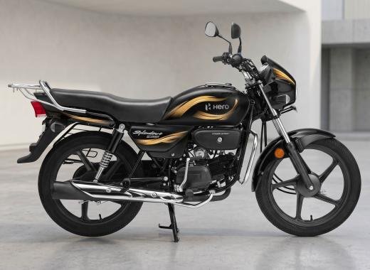 Hero Splendor Plus Digital Meter 100cc — 2024 Black