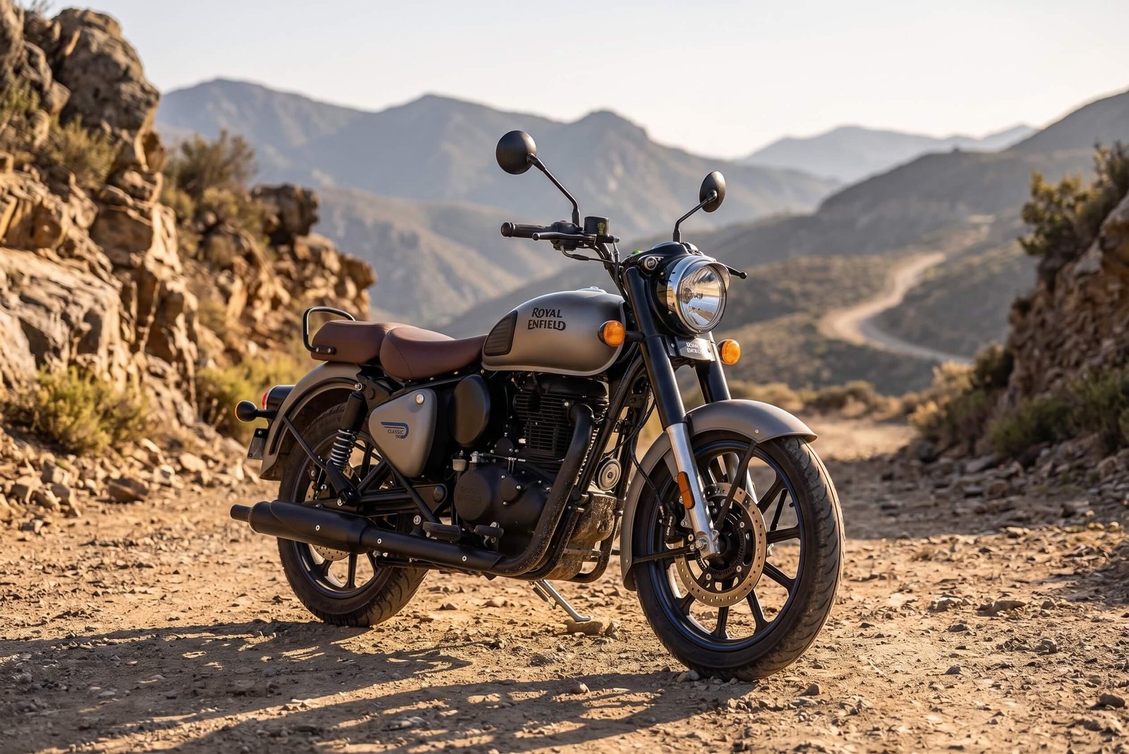 Royal Enfield Classic 350cc — 2025 Dark Gunmetal Grey