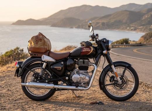 Royal Enfield Classic 350cc — 2025 Halcyon Black