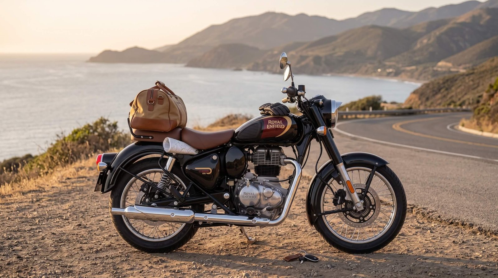 Royal Enfield Classic 350cc — 2025 Halcyon Black