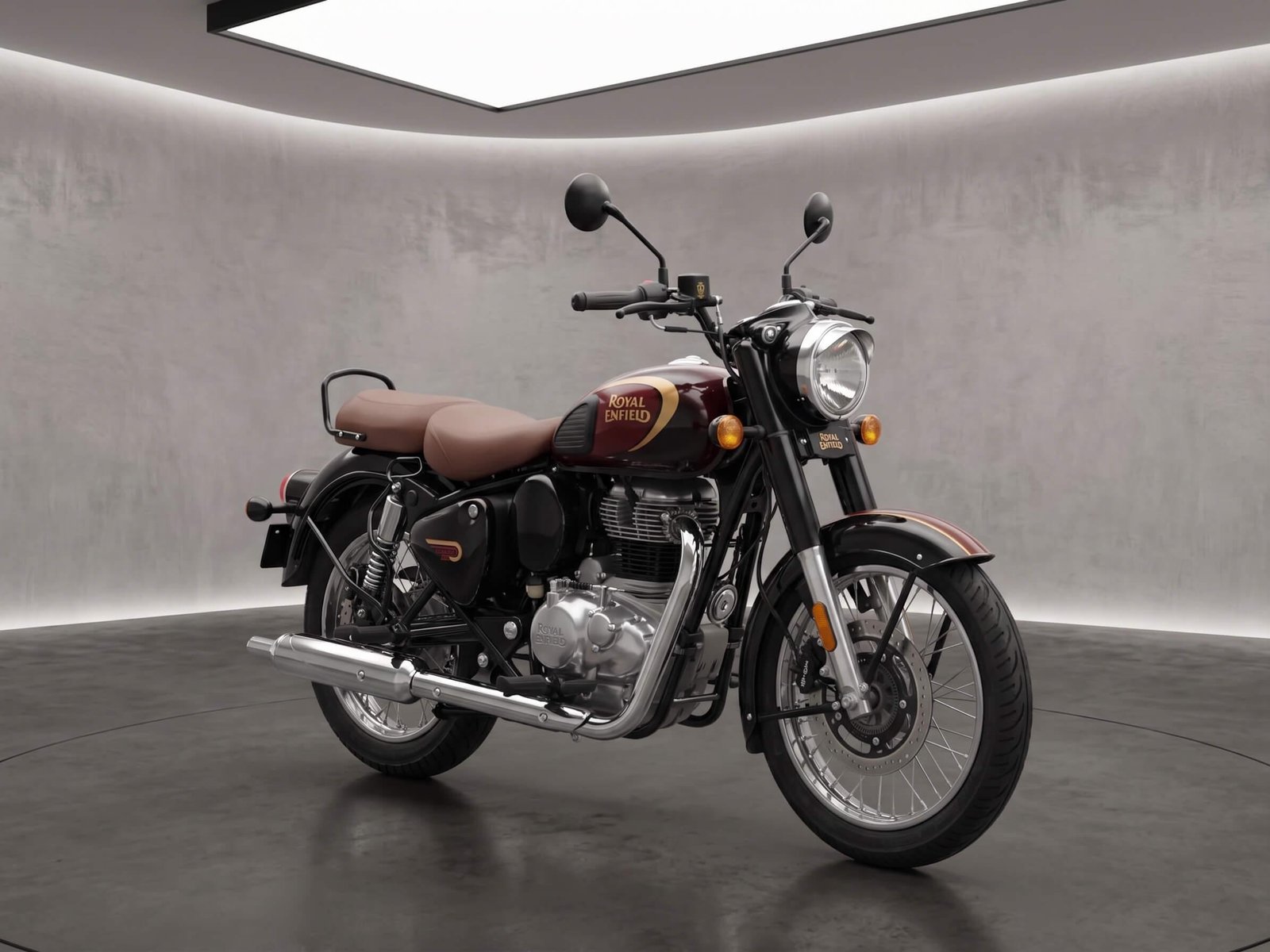 Royal Enfield Classic 350cc — 2025 Halcyon Black