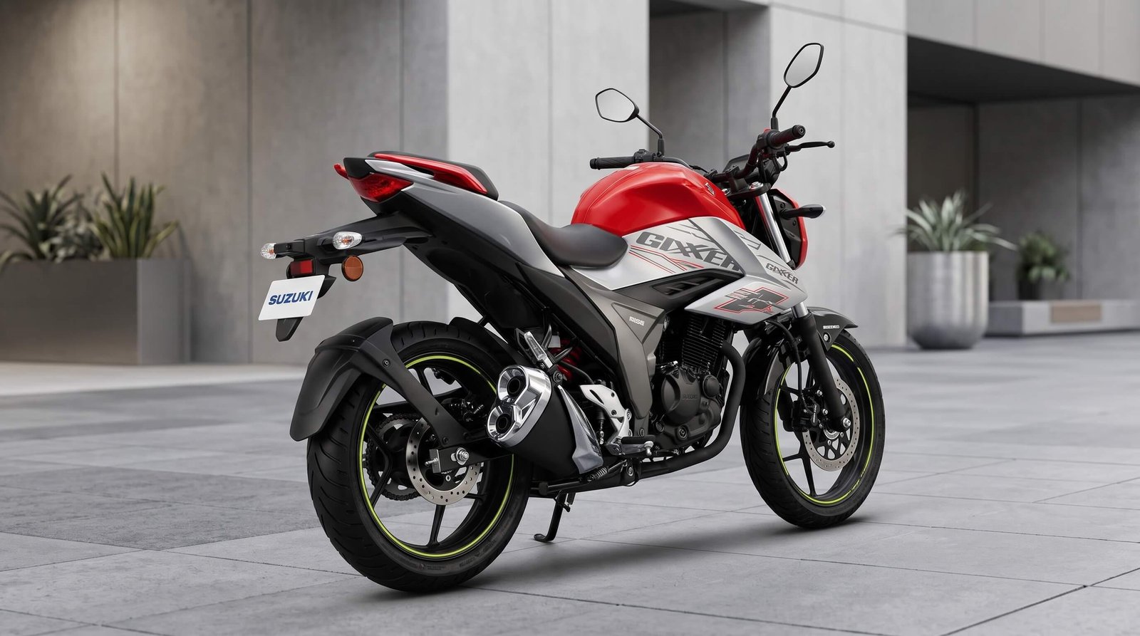 Suzuki Gixxer FI ABS 2024 Silver Orange 155cc