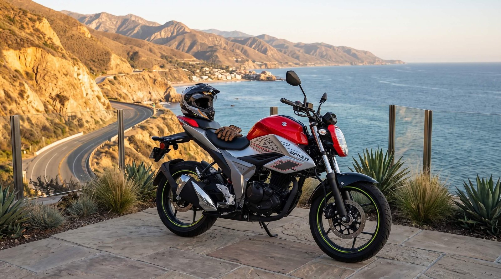 Suzuki Gixxer FI ABS 2024 Silver Orange 155cc