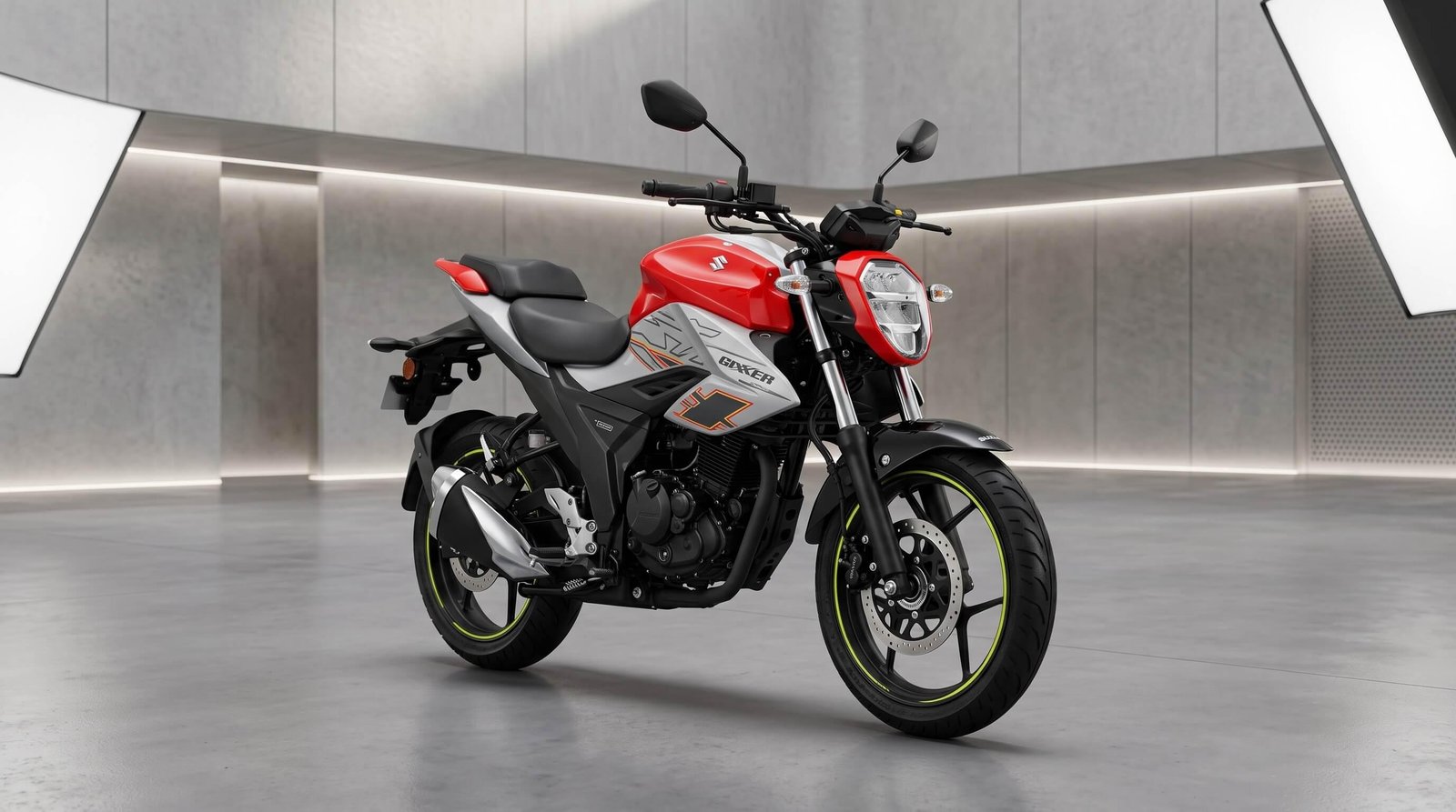 Suzuki Gixxer FI ABS 2024 Silver Orange 155cc