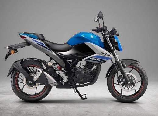 Suzuki Gixxer FI Disc 2026 Blue White 155cc