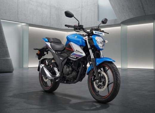 Suzuki Gixxer FI Disc 2026 Blue White 155cc