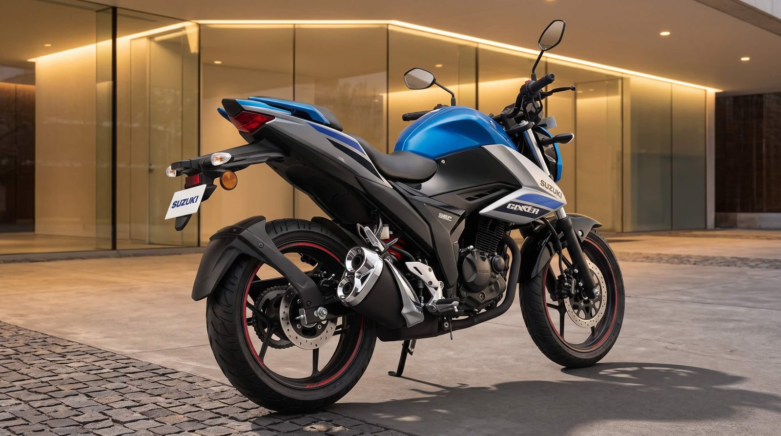 Suzuki Gixxer FI Disc 2026 Blue White 155cc