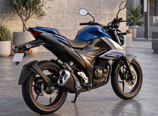 Suzuki Gixxer FI Disc 2026 Blue White 155cc
