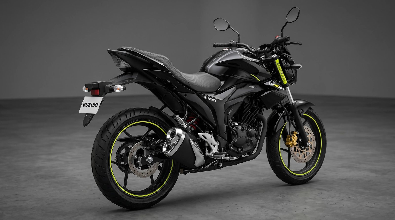 Suzuki Gixxer Monotone 2026 Black Green 155cc