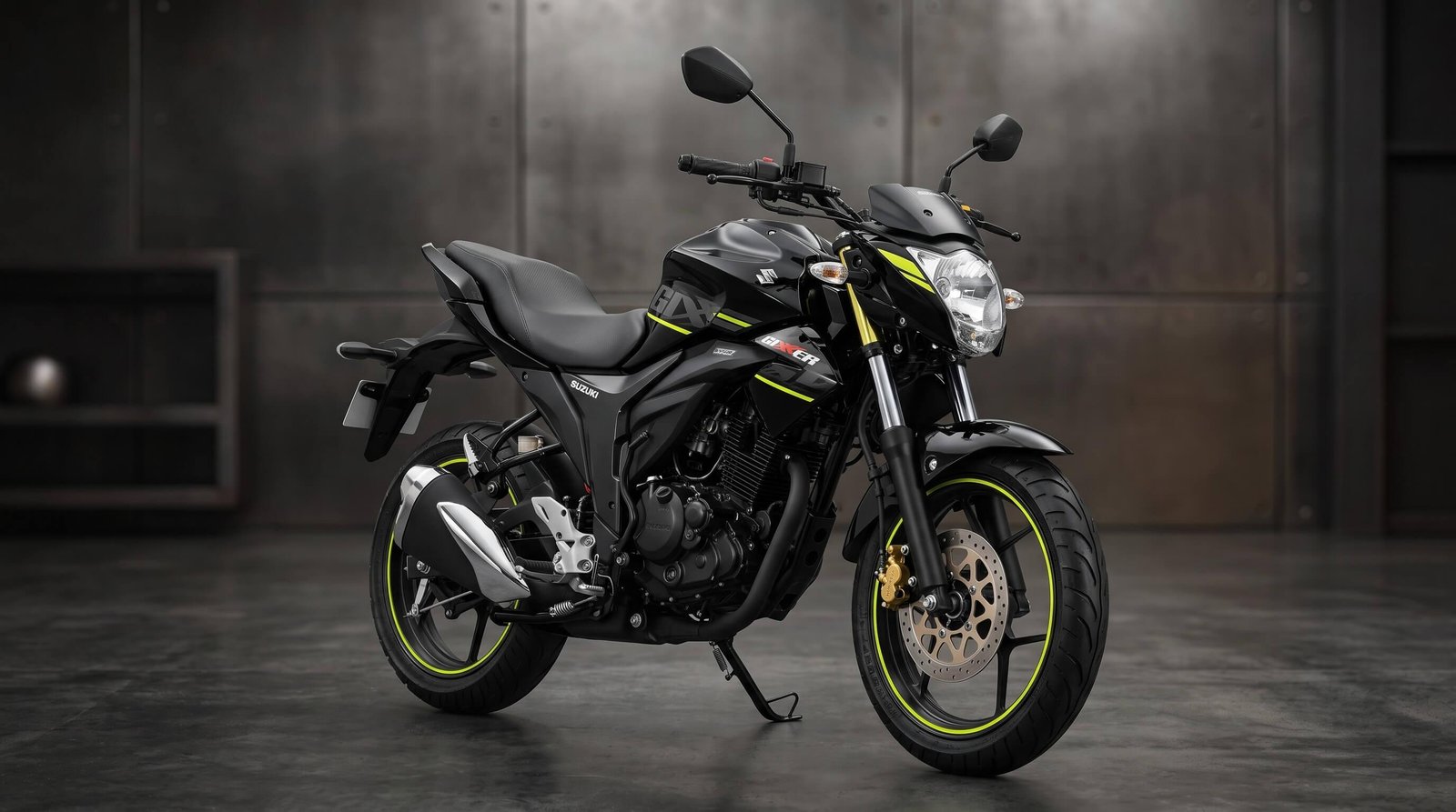 Suzuki Gixxer Monotone 2026 Black Green 155cc