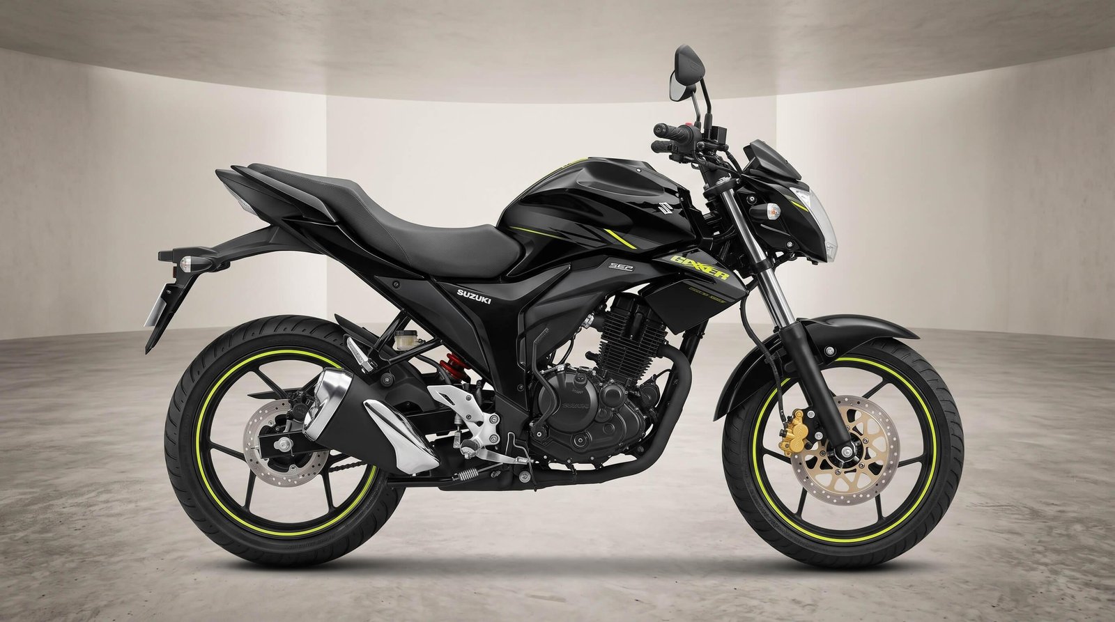 Suzuki Gixxer Monotone 2026 Black Green 155cc