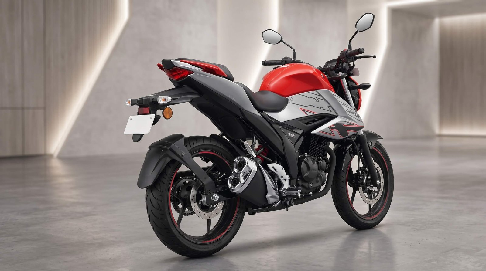 Suzuki Gixxer Monotone 2026 Silver Orange 155cc
