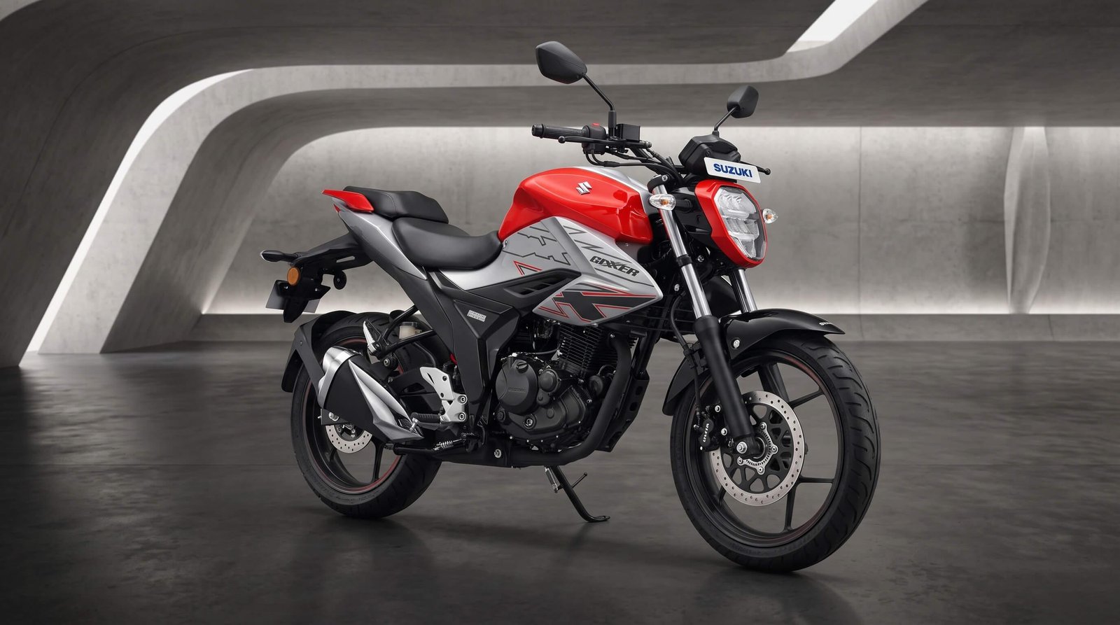 Suzuki Gixxer Monotone 2026 Silver Orange 155cc