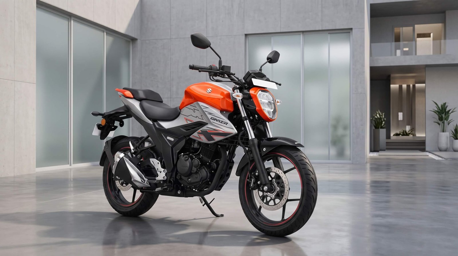 Suzuki Gixxer Monotone 2026 Silver Orange 155cc