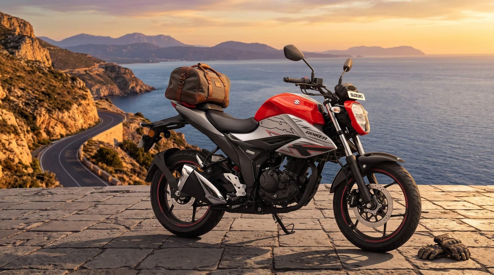 Suzuki Gixxer Monotone 2026 Silver Orange 155cc