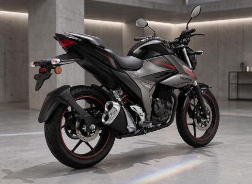 Suzuki Gixxer FI Disc V4 — 155cc, 2026 Black/Grey