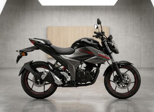 Suzuki Gixxer FI Disc V4 — 155cc, 2026 Black/Grey