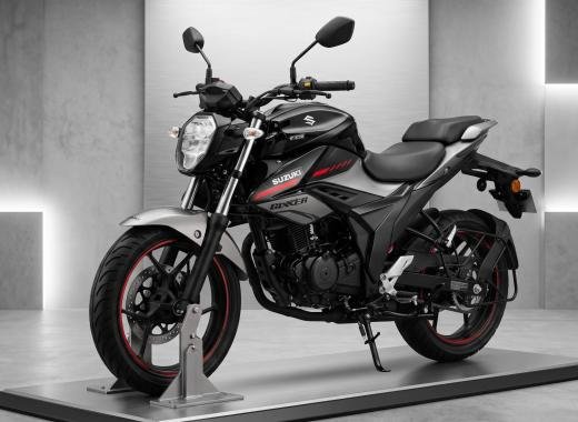 Suzuki Gixxer FI Disc V4 — 155cc, 2026 Black/Grey