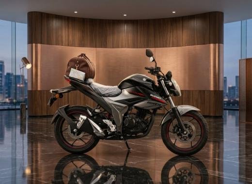 Suzuki Gixxer FI Disc V4 — 155cc, 2026 Black/Grey